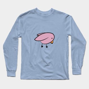 Cartoon Bird - Gazing Down Long Sleeve T-Shirt